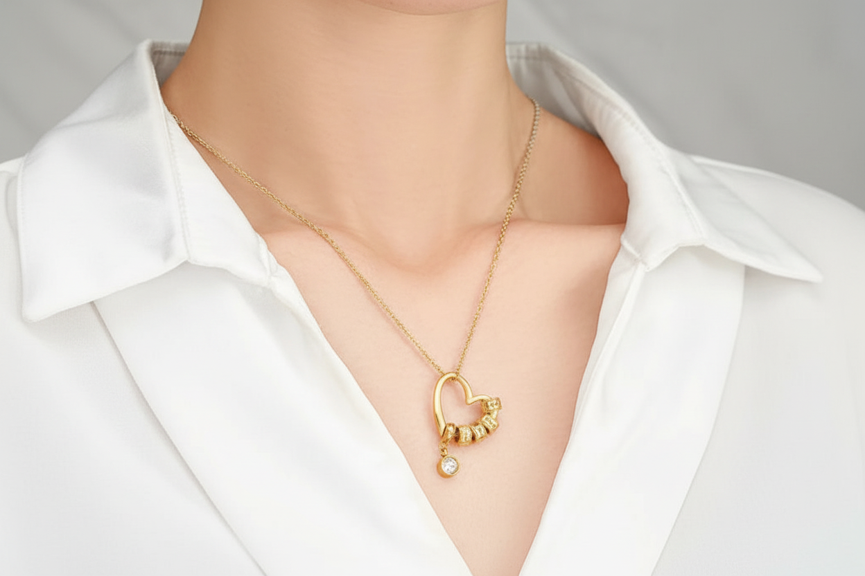 NuCœur Éclat Heart Necklace
